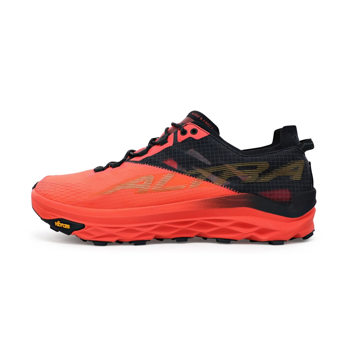 Zapatillas De Trail Running Altra Mont Blanc Mujer Coral Negras | Costa Rica-76924139